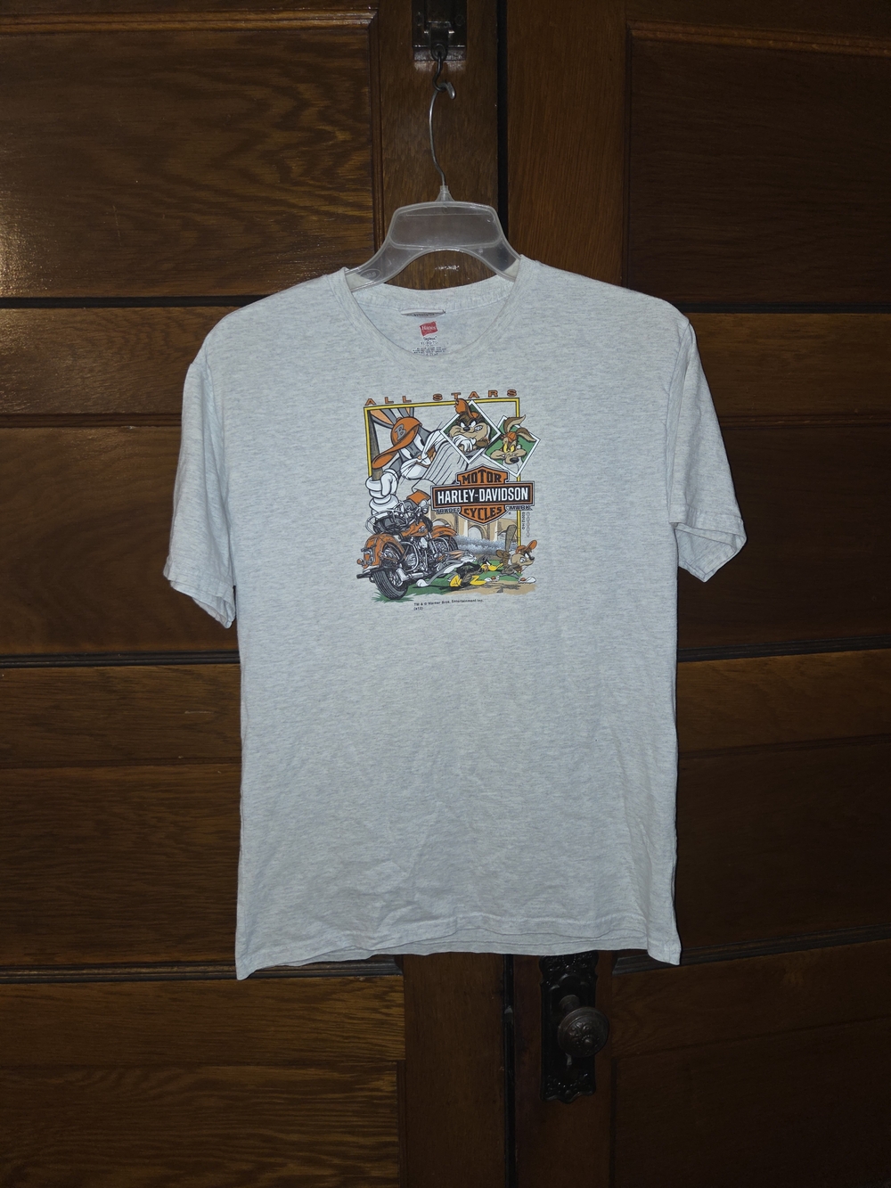 Xl Harley-Davidson Looney Tunes Men's Light Gray Graphic T-Shirt
